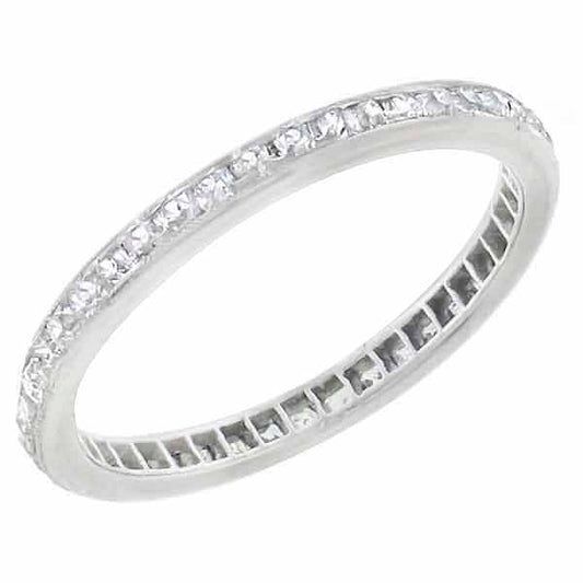 Antique 1.00ct Diamond Eternity Wedding Band