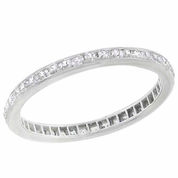Antique 1.00ct Diamond Eternity Wedding Band