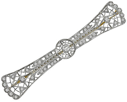 Antique 1.00ct Diamond Pin