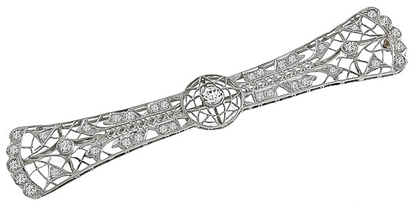 Antique 1.00ct Diamond Pin