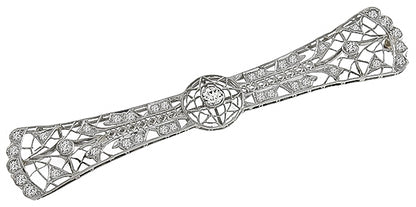 Antique 1.00ct Diamond Pin