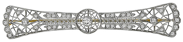 Antique 1.00ct Diamond Pin