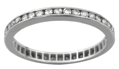 Antique 1.00ct Diamond Platinum Eternity Band