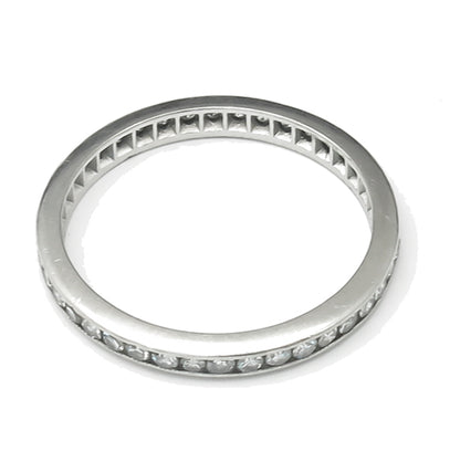 Antique 1.00ct Diamond Platinum Eternity Band