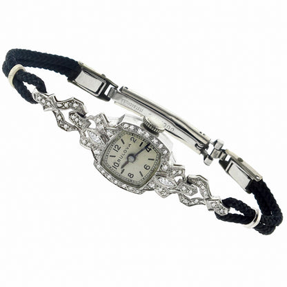 Antique 1.00ct Diamond Watch By Bulova