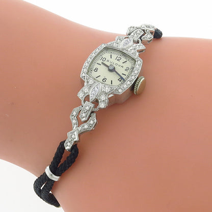 Antique 1.00ct Diamond Watch By Bulova
