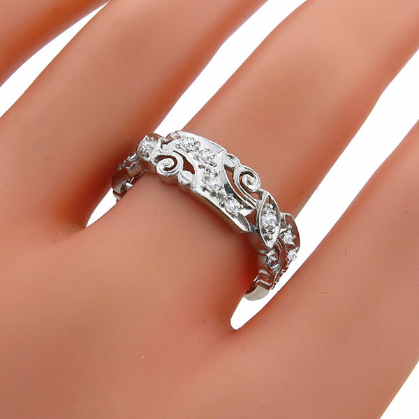 Antique 1.00ct Diamond Wedding Band