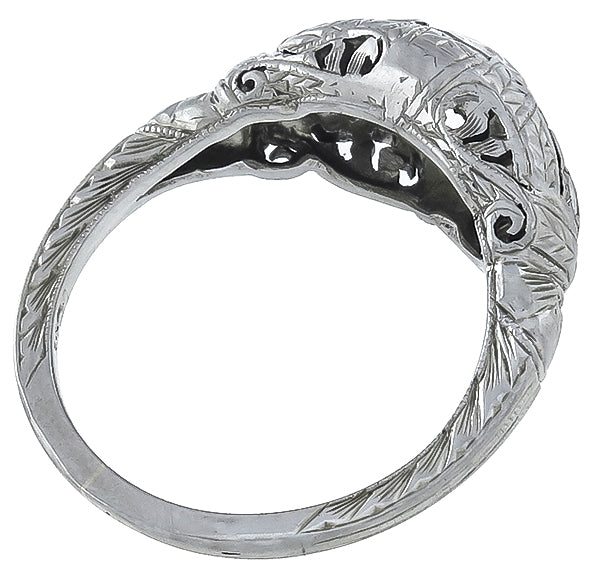 Antique 1.01ct Diamond Engagement Ring