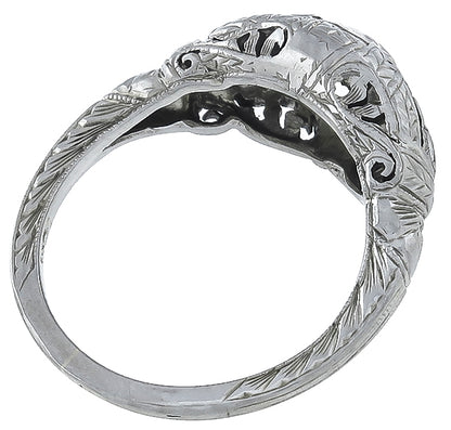 Antique 1.01ct Diamond Engagement Ring