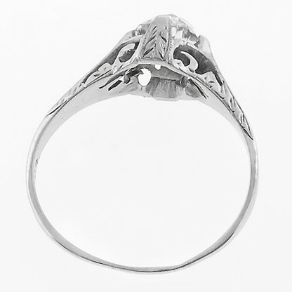 Antique 1.02ct Diamond Gold Engagement Ring