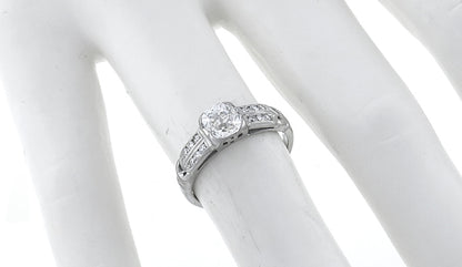 Antique 1.03ct Diamond Engagement Ring