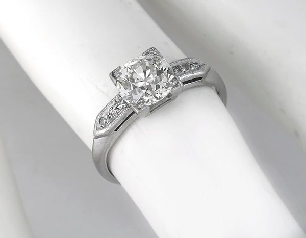 Antique 1.05ct Diamond Engagement Ring