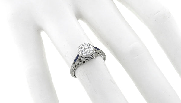 Antique 1.20ct Diamond Engagement Ring