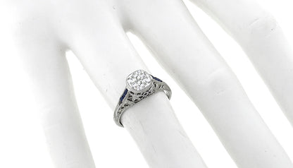 Antique 1.20ct Diamond Engagement Ring