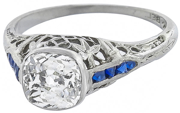 Antique 1.20ct Diamond Engagement Ring