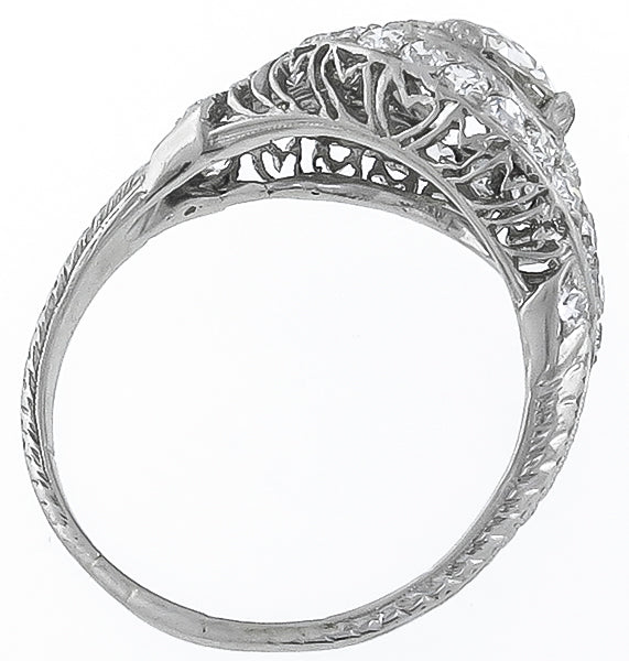 Antique 1.27ct Diamond Engagement Ring