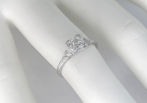 Antique 1.28ct Diamond Engagement Ring