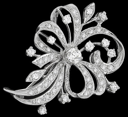 Antique 1.40ct Diamond Pin