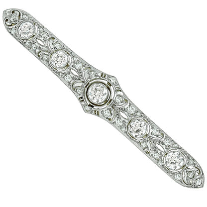 Antique 1.50ct Diamond Pin