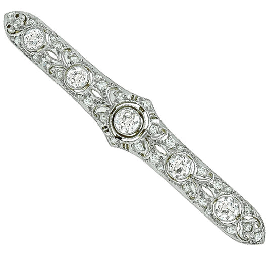 Antique 1.50ct Diamond Pin
