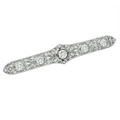 Antique 1.50ct Diamond Pin