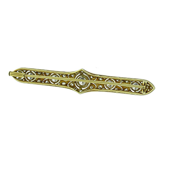 Antique 1.50ct Diamond Pin