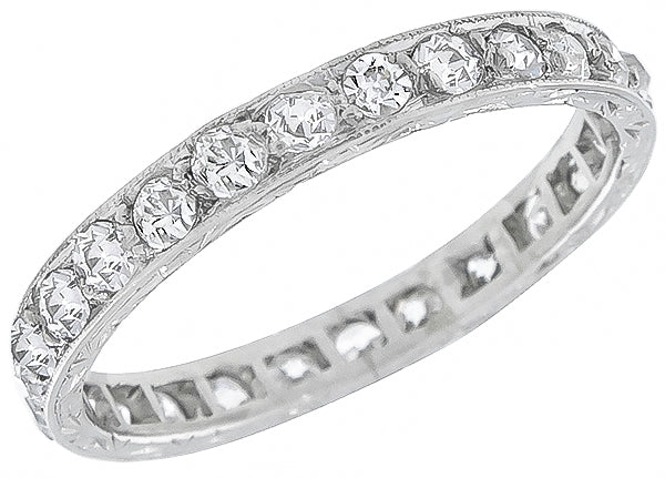 Antique 1.50ct Diamond Wedding Band