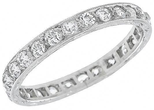 Antique 1.50ct Diamond Wedding Band