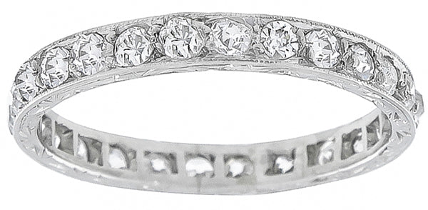 Antique 1.50ct Diamond Wedding Band