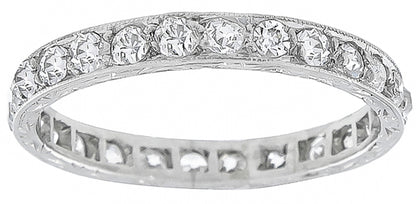 Antique 1.50ct Diamond Wedding Band