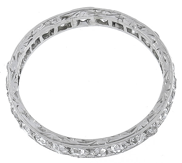 Antique 1.50ct Diamond Wedding Band