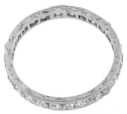 Antique 1.50ct Diamond Wedding Band