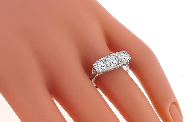 Antique 1.99ct Diamond Anniversary Ring