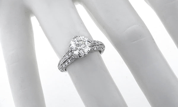 Antique 2.01ct Diamond Engagement Ring