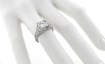 Antique 2.27ct Diamond Engagement Ring