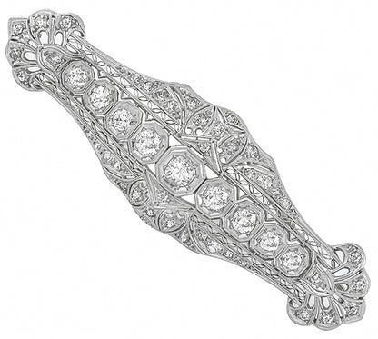 Antique 2.45ct Diamond Pin