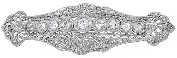 Antique 2.45ct Diamond Pin