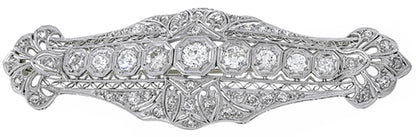 Antique 2.45ct Diamond Pin