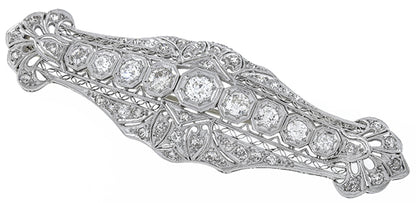 Antique 2.45ct Diamond Pin