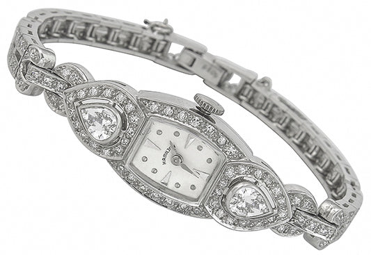 Antique 3.00ct Diamond Hamilton Watch