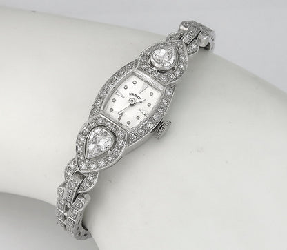 Antique 3.00ct Diamond Hamilton Watch