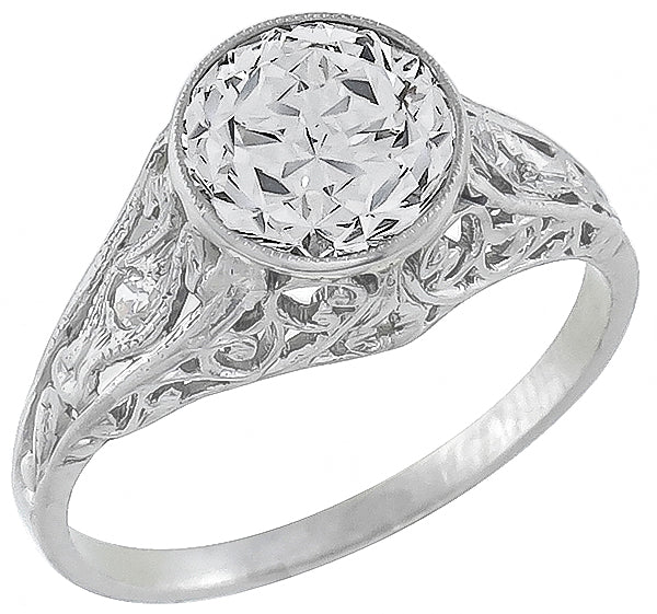 Antique   Diamond Engagement Ring