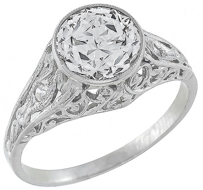 Antique   Diamond Engagement Ring