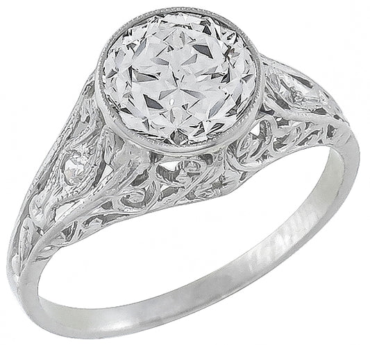 Antique   Diamond Engagement Ring