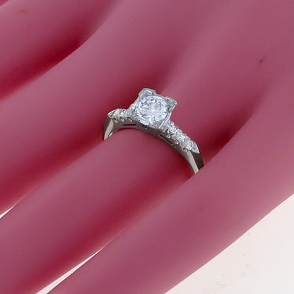 Antique EGL Certified 0.64ct Diamond Engagement Ring