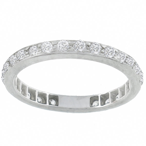 Antique Estate 1.25ct Diamond Eternity  Wedding Band