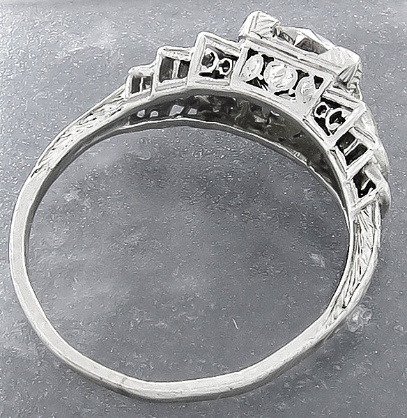 Antique GIA 1.59ct Diamond Engagement Ring