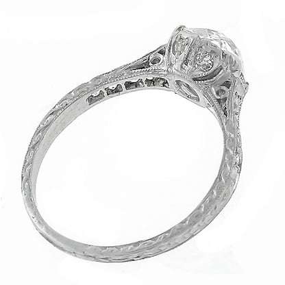 Antique GIA 1.79ct Diamond Engagement Ring