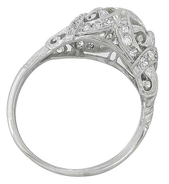 Antique GIA Certified 1.43ct Diamond Engagement Ring