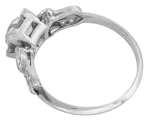 Antique GIA Certified 1.60ct Diamond Engagement Ring